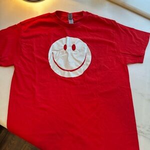 Gildan, red t-shirt, worn once, size M